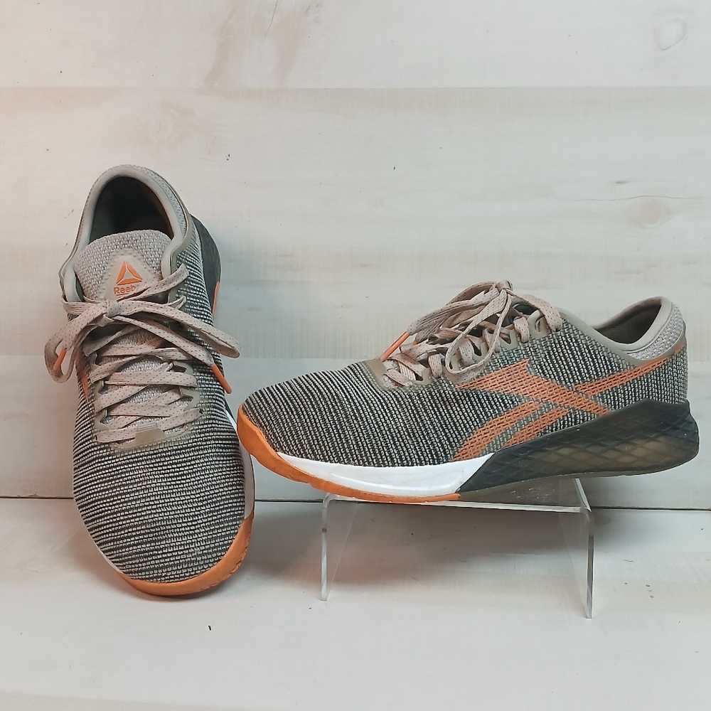 Reebok Crossfit  Men's Gray and Orange Training Shoes